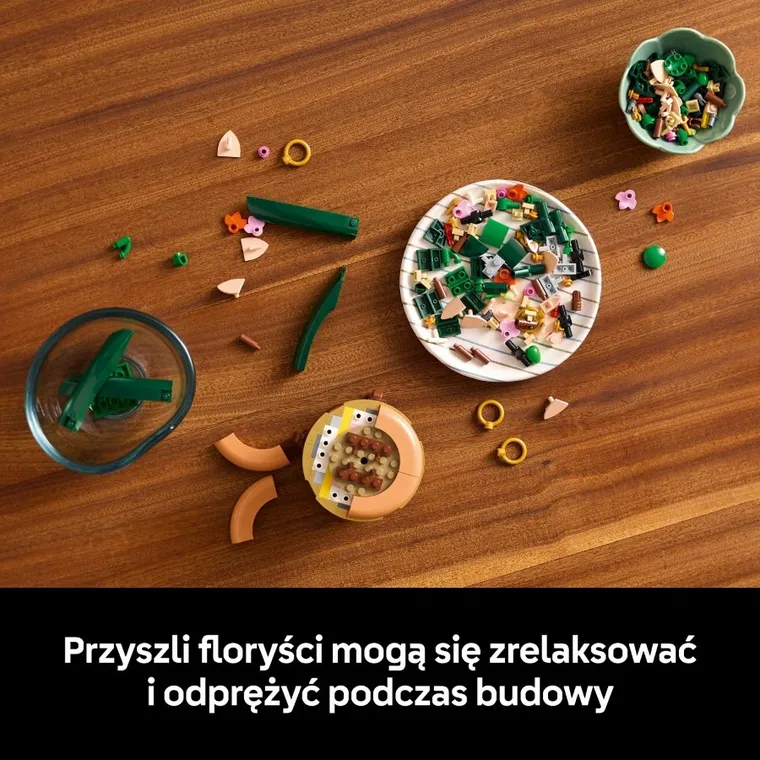 LEGO Botanicals, Mała orchidea, kwiaty, 10343