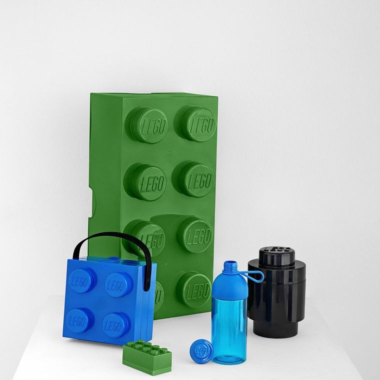 LEGO, Brick 8, pojemnik klocek, zielony