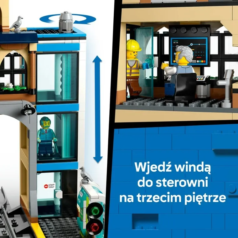 LEGO City, Centralny dworzec kolejowy, 60469