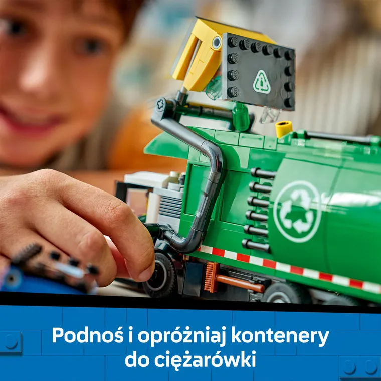 LEGO City, Ciężarówka recyklingowa, 60495