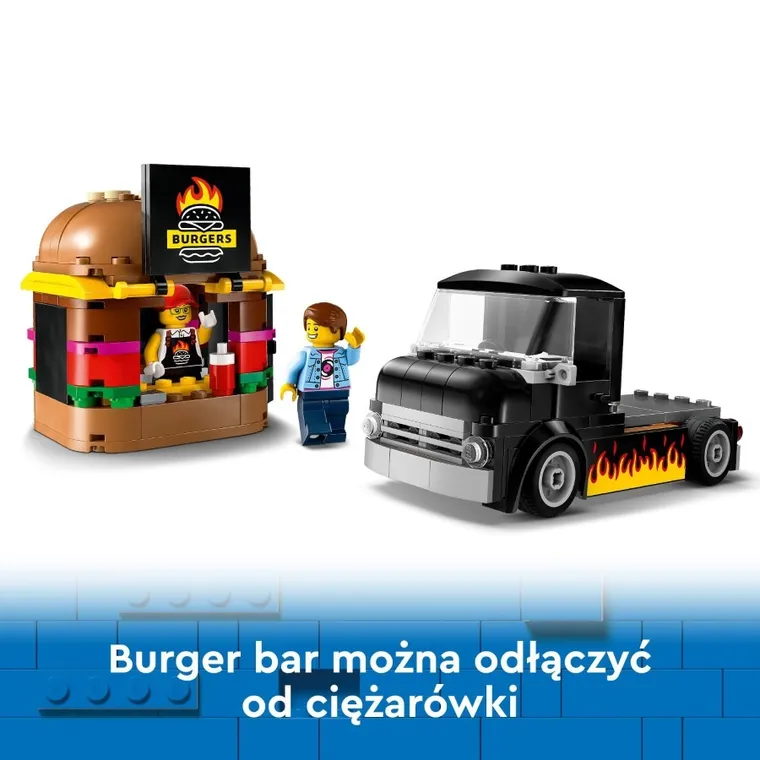 LEGO City, Ciężarówka z burgerami, 60404