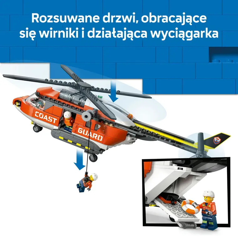 LEGO City, Helikopter straży przybrzeżnej, 60503
