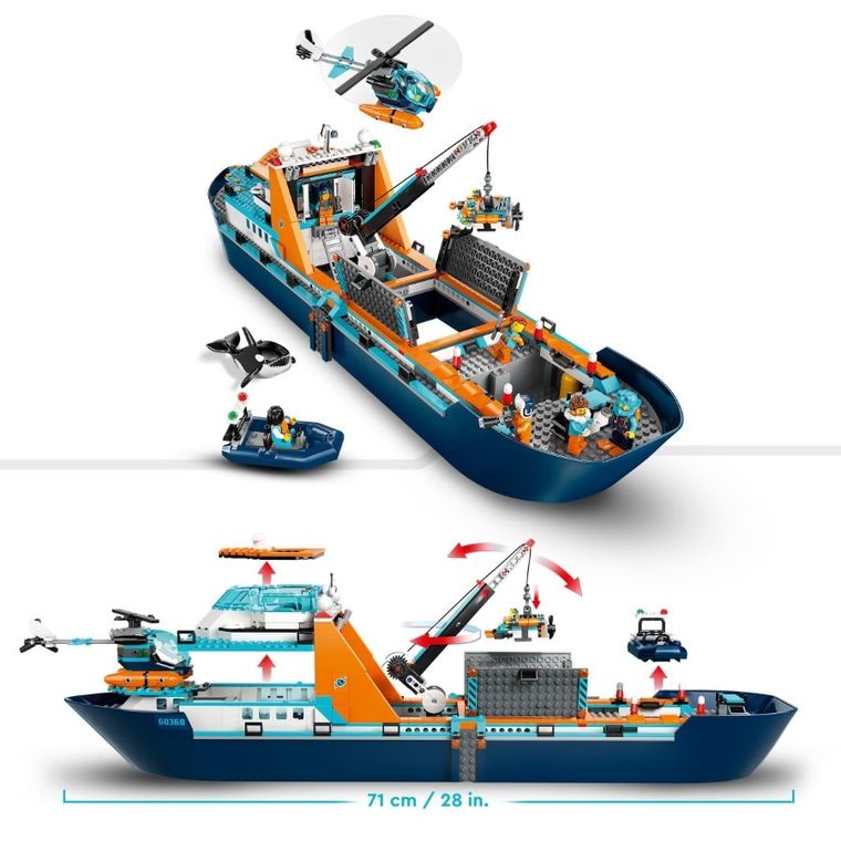 LEGO City, Łódź badacza Arktyki, 60368