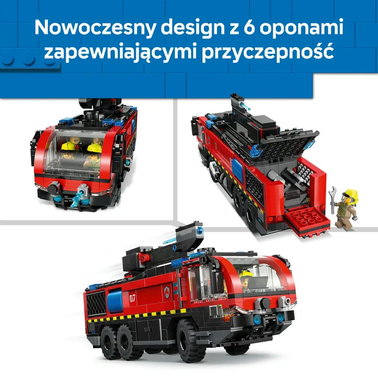 LEGO City, Lotniskowy wóz strażacki, 60499