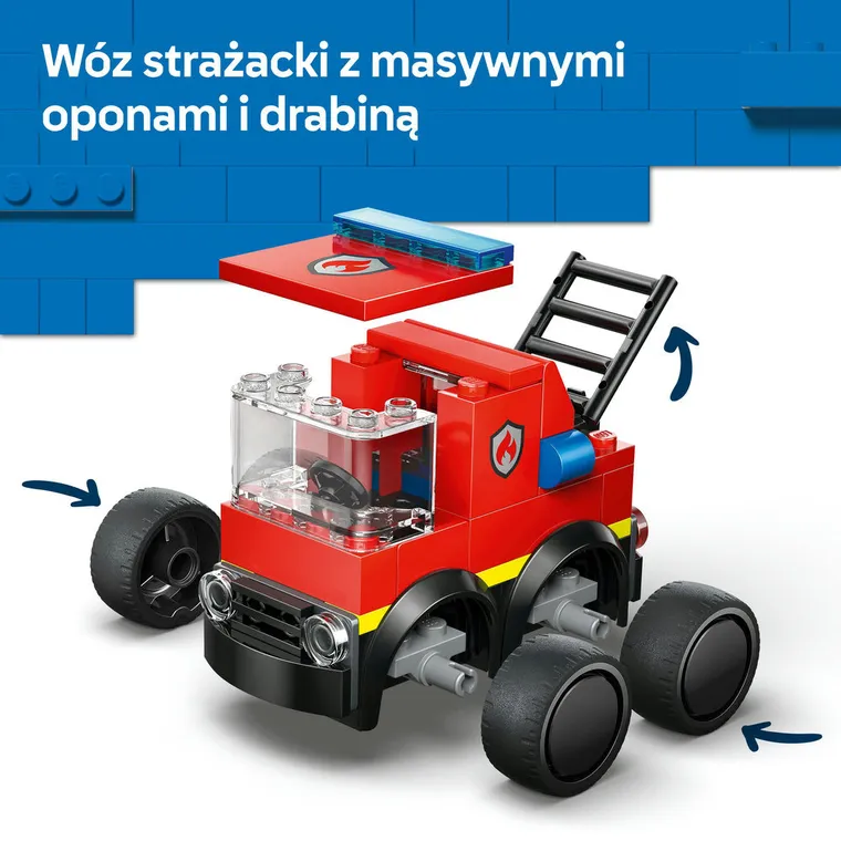LEGO City, Pojazdy - Wóz strażacki, 60482