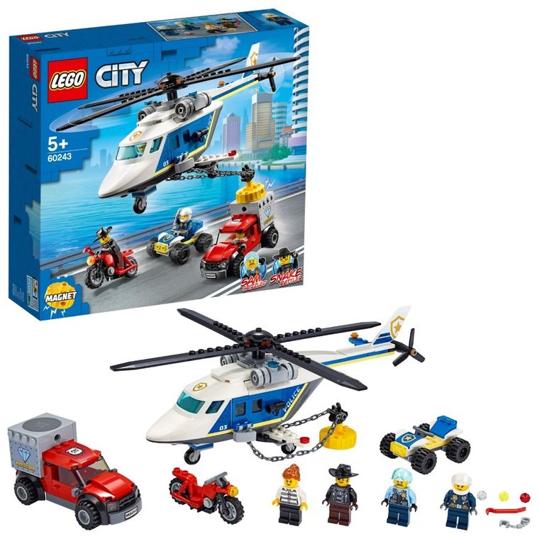 LEGO City, Pościg helikopterem policyjnym, 60243