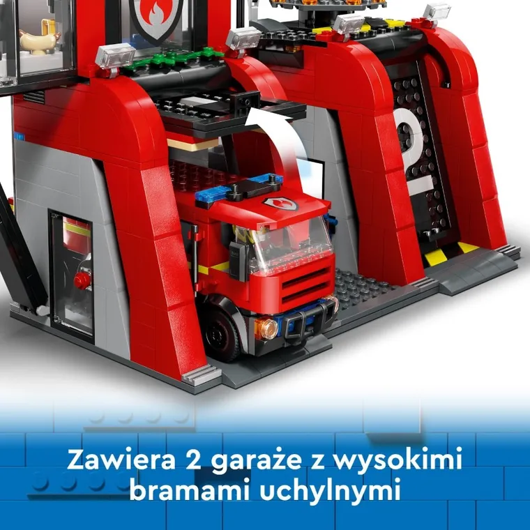 LEGO City, Remiza strażacka z wozem strażackim, 60414