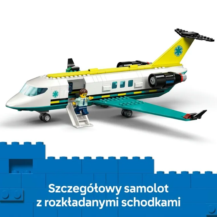 LEGO City, Samolot pogotowia ratunkowego, 60465