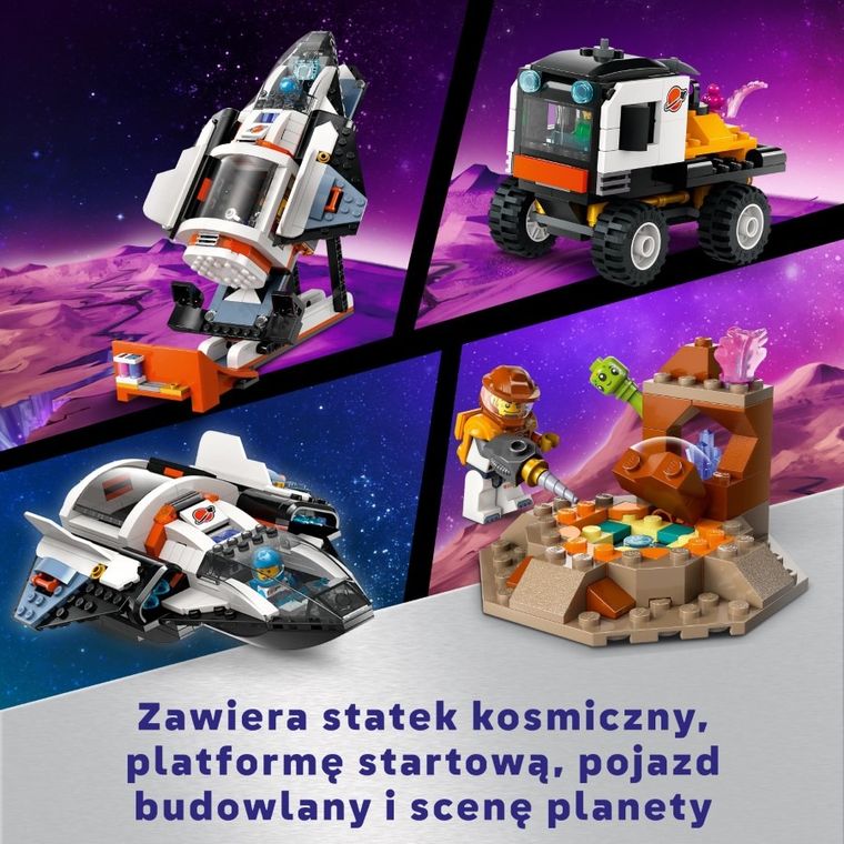 LEGO City, Stacja kosmiczna i stanowisko startowe rakiety, 60434