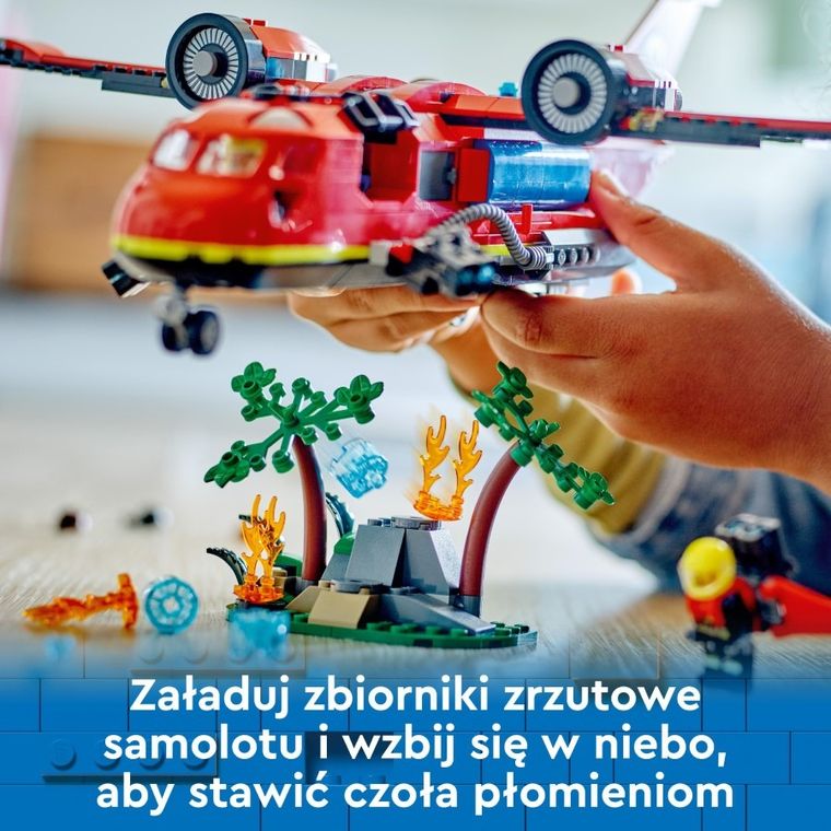 LEGO City, Strażacki samolot ratunkowy, 60413