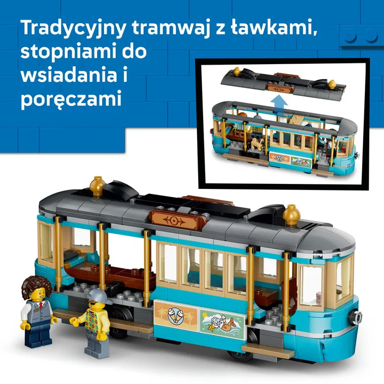 LEGO City, Tramwaj przy plaży, 60506