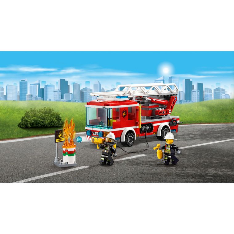 LEGO City, Wóz strażacki z drabiną, 60107