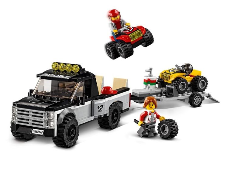 LEGO City, Wyścigowy zespół quadowy, 60148