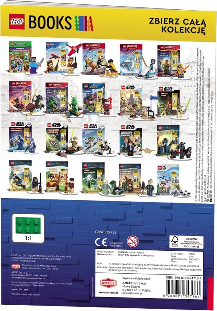 LEGO City. Wyzwanie w skateparku