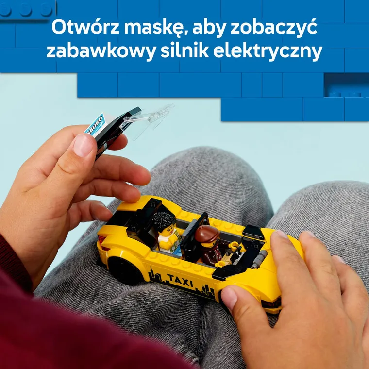 LEGO City, Żółta taksówka, 60487
