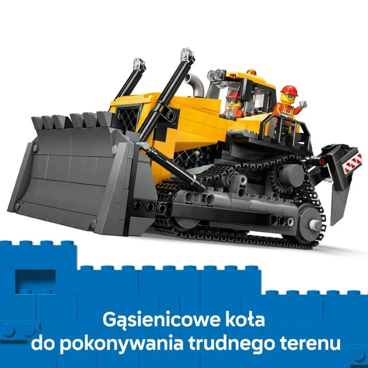 LEGO City, Żółty buldożer, 60466