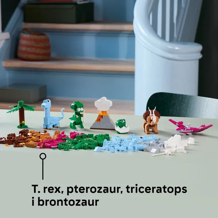 LEGO Classic, Kreatywne dinozaury, zabawka, 11041