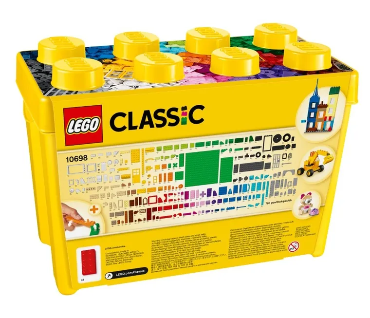 LEGO Classic, Kreatywne klocki LEGO, duże pudełko, 10698