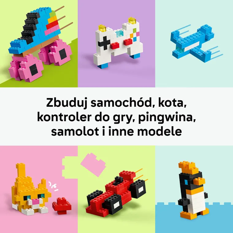 LEGO Classic, Kreatywne kolorowe klocki, 11045