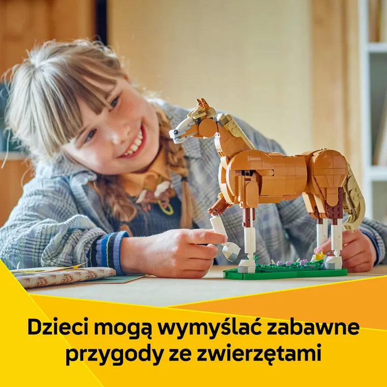 LEGO Creator 3 w 1, Piękny koń, 31166