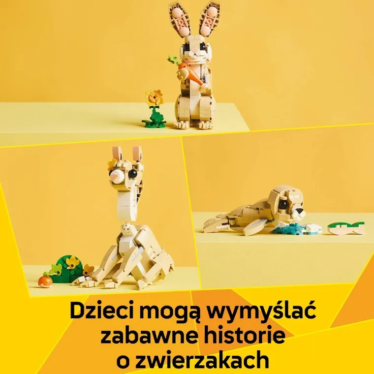 LEGO Creator 3 w 1, Uroczy króliczek, 31162