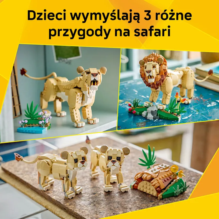 LEGO Creator, Dzikie zwierzęta: Dumny lew, 31386