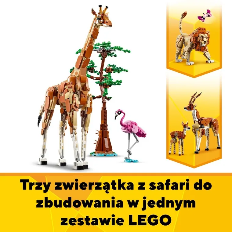 LEGO Creator, Dzikie zwierzęta z safari, 31150