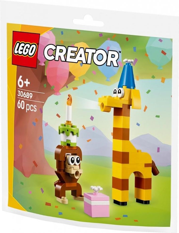 LEGO Creator, Urodzinowe zwierzaki, 30689