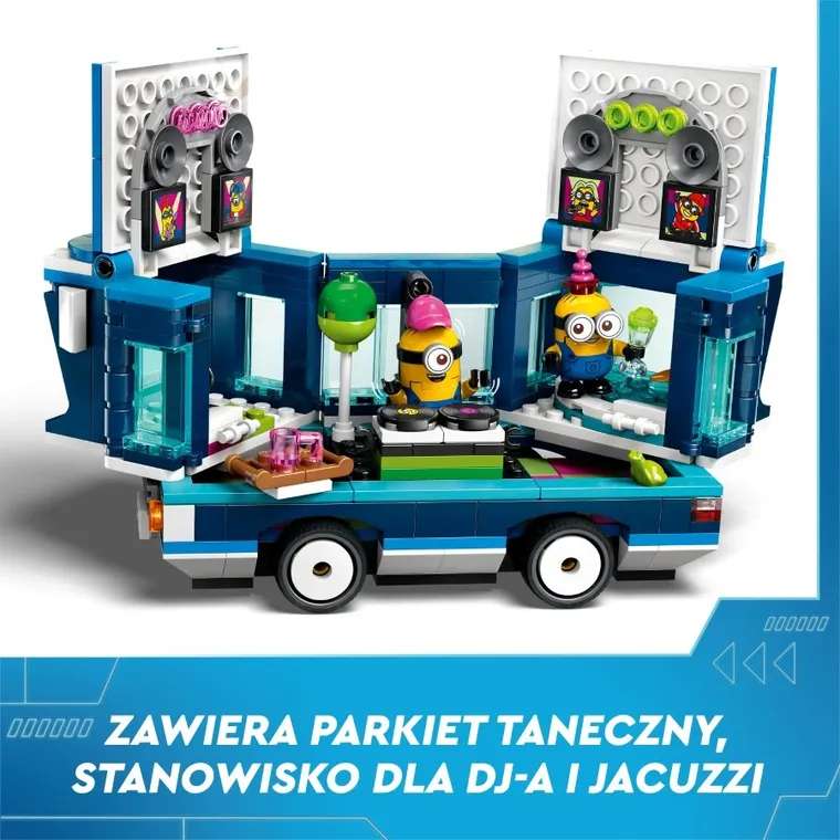 LEGO Despicable Me 4, Imprezowy autobus minionków, 75581