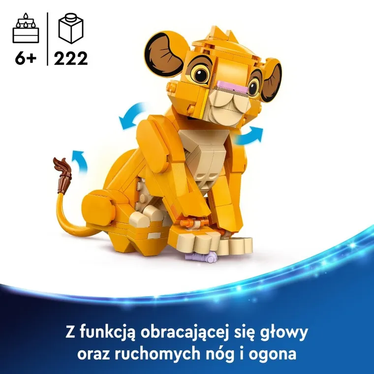 LEGO Disney, Król Lew - lwiątko Simba, 43243
