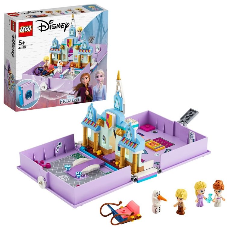 LEGO Disney Princess, Książka z przygodami Anny i Elsy, 43175