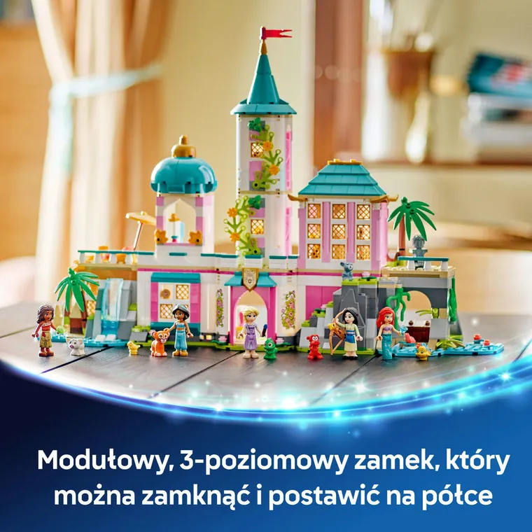 LEGO Disney Princess, Zamek księżniczek i królewskie zwierzaki, 43267
