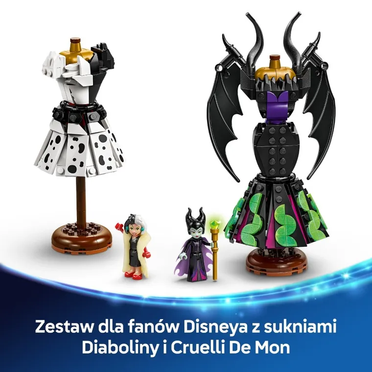 LEGO Disney, Suknie Diaboliny i Cruelli De Mon, 43262