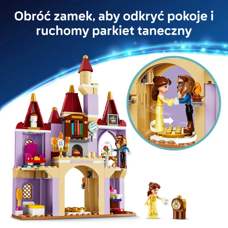 LEGO Disney, Zaczarowany zamek Pięknej i Bestii, 43289
