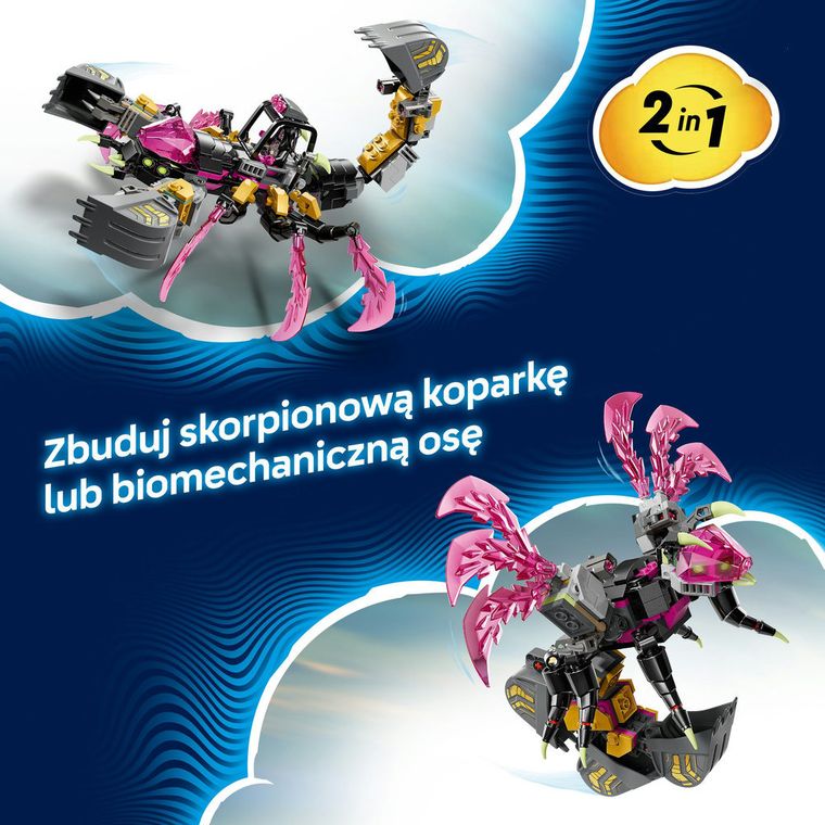 LEGO DREAMZzz, Koszmarna skorpionowa koparka, 71513