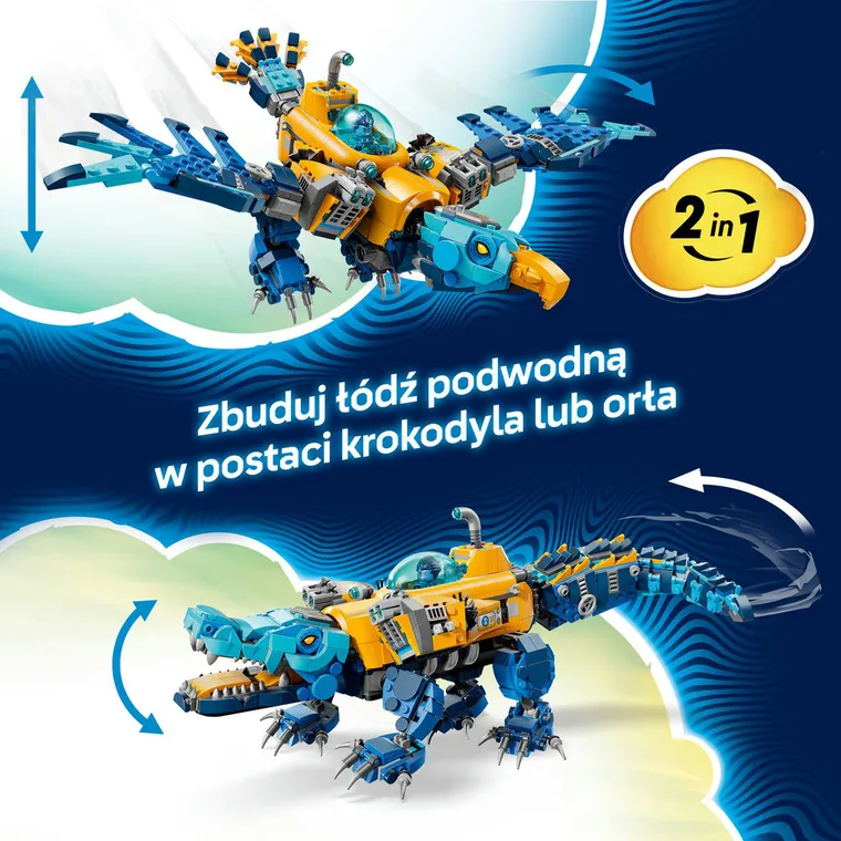 LEGO DREAMZzz, Krokodylołódź podwodna, 71512