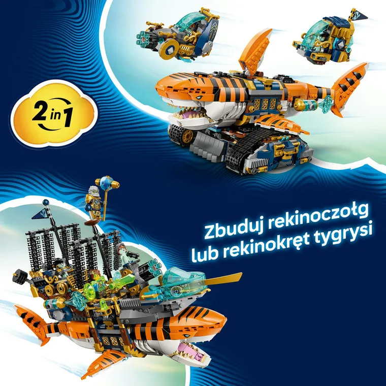 LEGO DREAMZzz, Rekinoczołg tygrysi, 71515