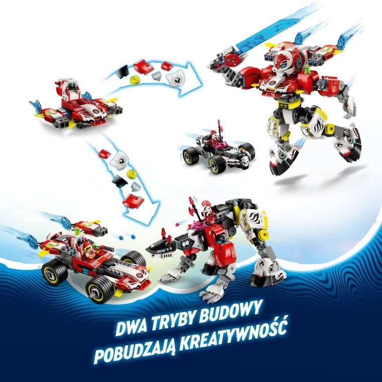 LEGO DREAMZzz, Tygrysi mech Coopera i hot rod Zero, 71497
