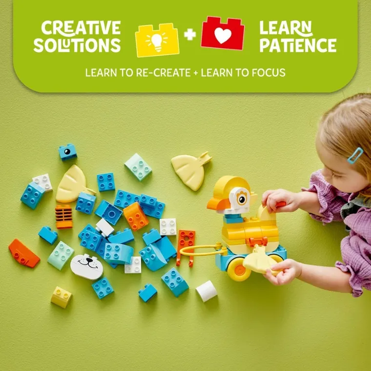 LEGO DUPLO, 3 w 1 Zwierzątka na kółkach, zabawka, 10448