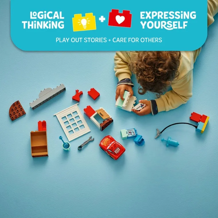 LEGO DUPLO Disney, Wizyta McQueena w warsztacie Wójta, 10456