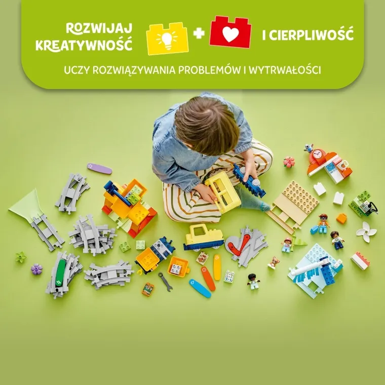 LEGO DUPLO, Duży interaktywny pociąg miejski, 10428