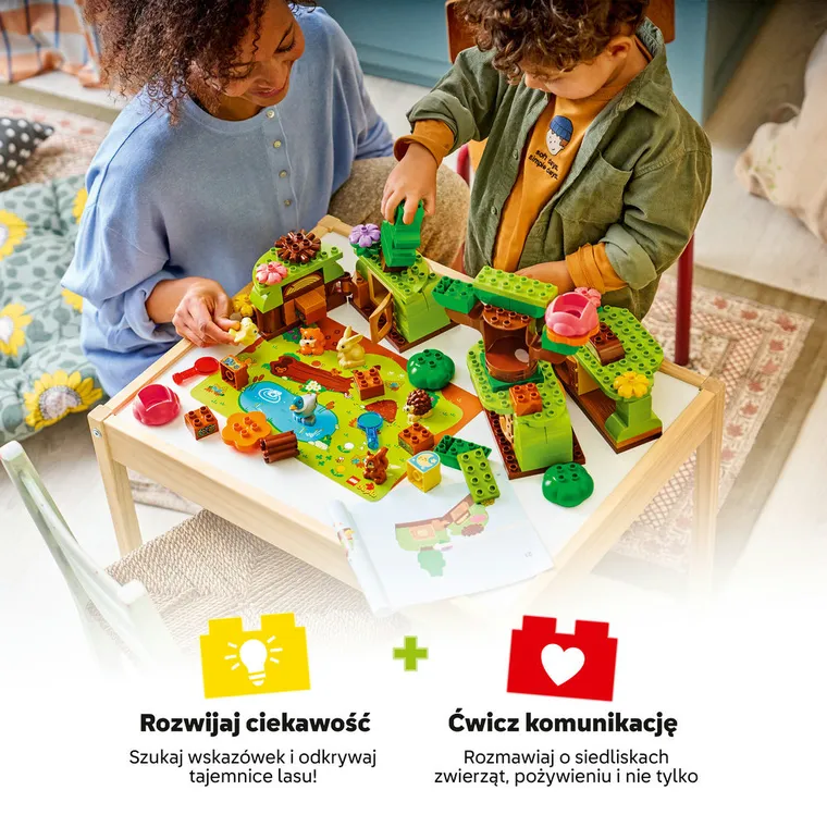 LEGO DUPLO, Las odkrywców z dzikimi zwierzętami, 10480