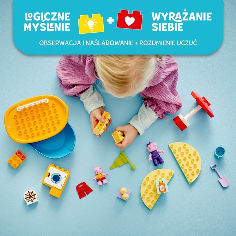 LEGO DUPLO, Peppa i rejs łodzią, 10432