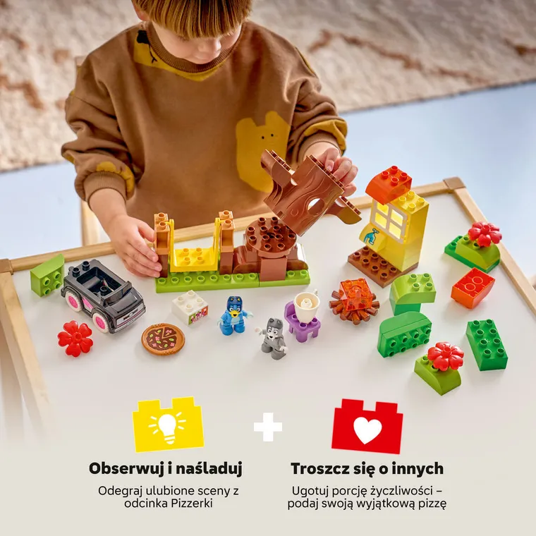 LEGO DUPLO, Pizzerki z Muffinką i Blue, 10469