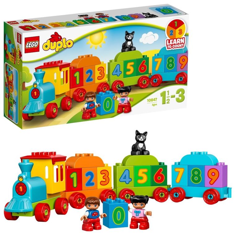 LEGO DUPLO, Pociąg z cyferkami, 10847