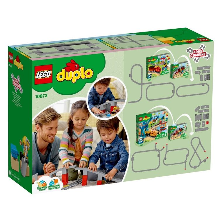 LEGO DUPLO, Tory kolejowe i wiadukt, 10872