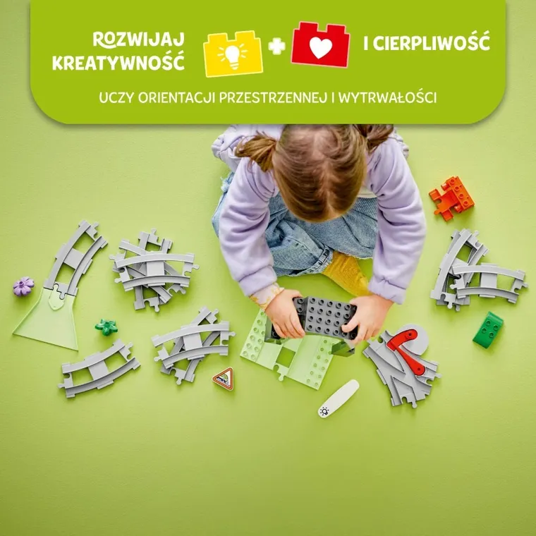 LEGO DUPLO, Tunel i tory kolejowe - zestaw rozszerzający, 10425