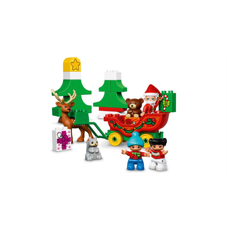 LEGO DUPLO, Zimowe ferie Świętego Mikołaja, 10837