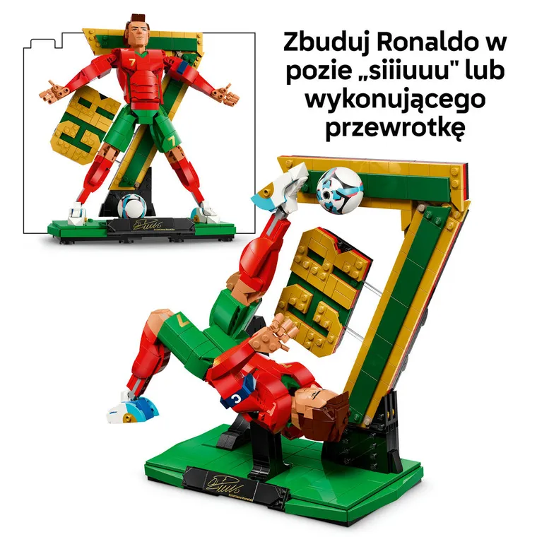 LEGO Editions, Cristiano Ronaldo - piłkarska legenda, 43016