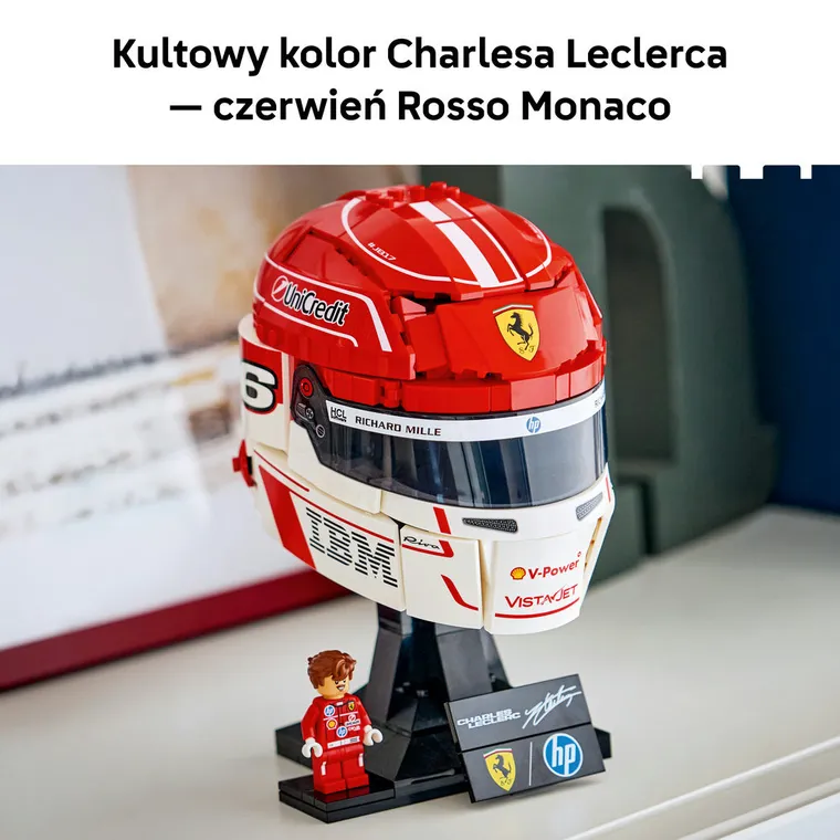 LEGO Editions, Kask Charles Leclerc Scuderia Ferrari HP, 43014